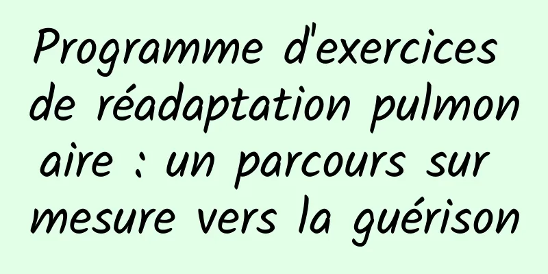 Programme d'exercices de réadaptation pulmonaire : un parcours sur mesure vers la guérison