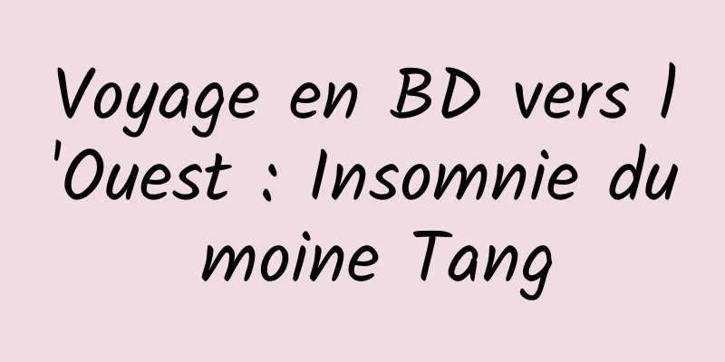 Voyage en BD vers l'Ouest : Insomnie du moine Tang