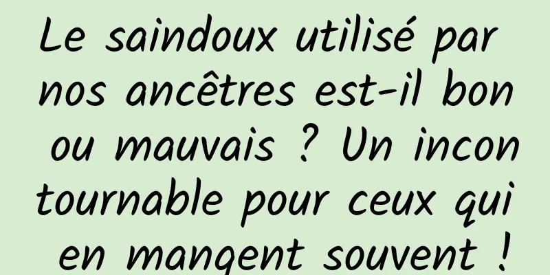 Le saindoux utilisé par nos ancêtres est-il bon ou mauvais ? Un incontournable pour ceux qui en mangent souvent !