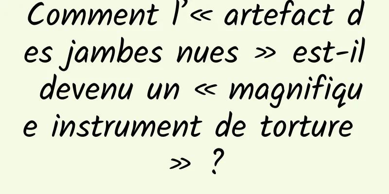 Comment l’« artefact des jambes nues » est-il devenu un « magnifique instrument de torture » ?