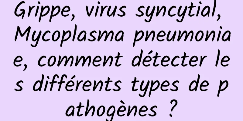 Grippe, virus syncytial, Mycoplasma pneumoniae, comment détecter les différents types de pathogènes ?