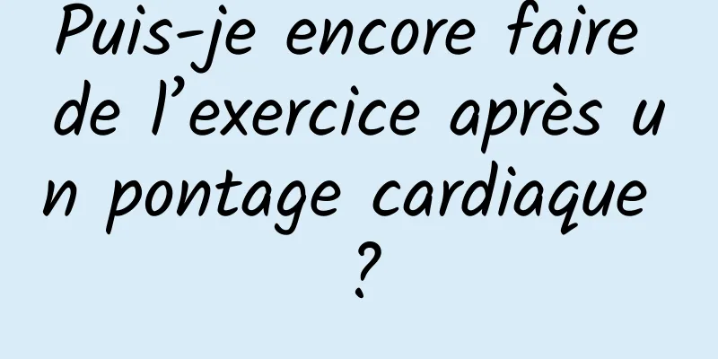Puis-je encore faire de l’exercice après un pontage cardiaque ?