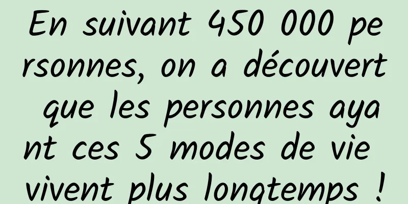 En suivant 450 000 personnes, on a découvert que les personnes ayant ces 5 modes de vie vivent plus longtemps !