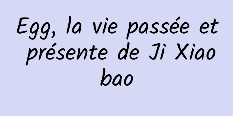 Egg, la vie passée et présente de Ji Xiaobao