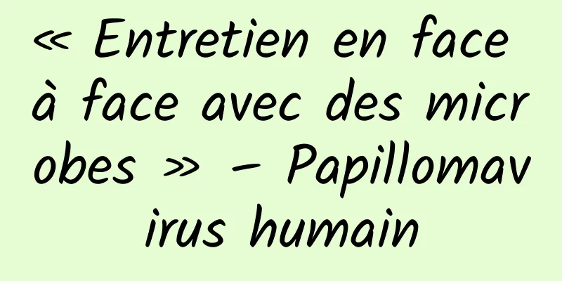 « Entretien en face à face avec des microbes » – Papillomavirus humain