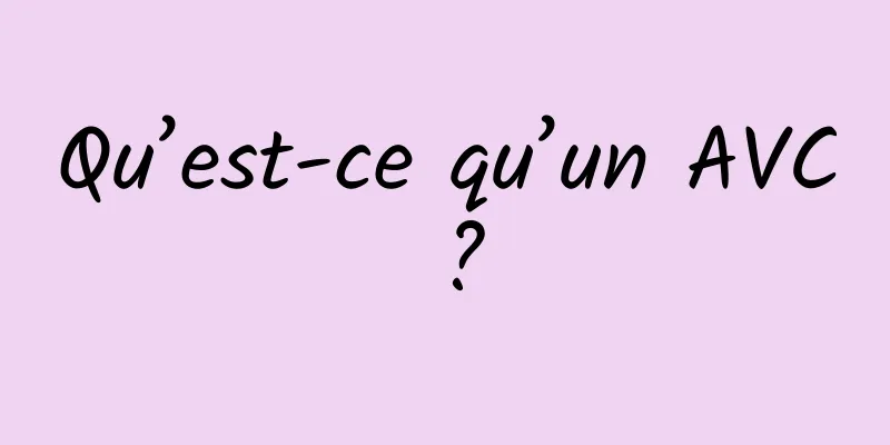 Qu’est-ce qu’un AVC ?