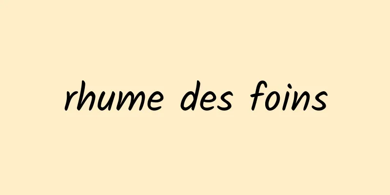 rhume des foins