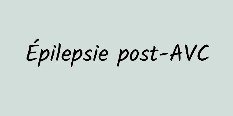 Épilepsie post-AVC