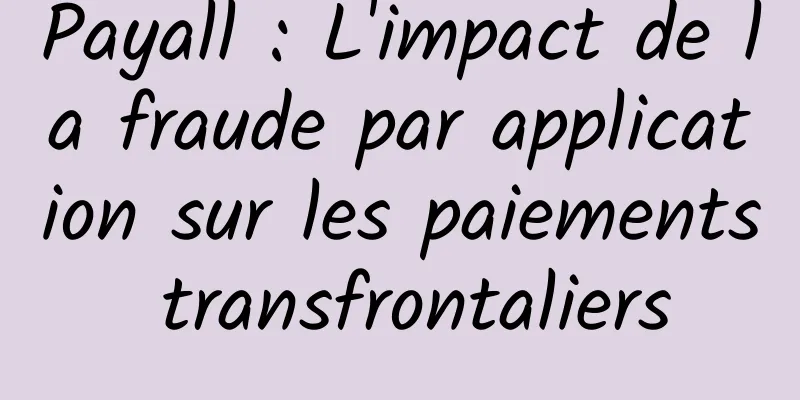 Payall : L'impact de la fraude par application sur les paiements transfrontaliers