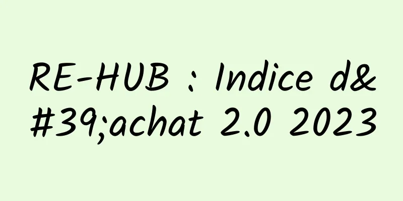 RE-HUB : Indice d'achat 2.0 2023