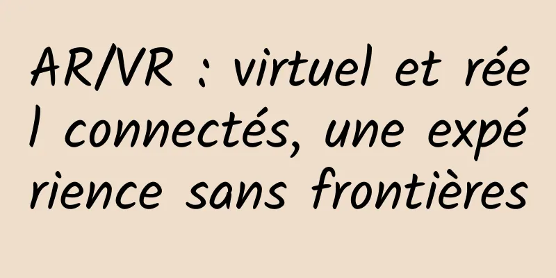 AR/VR : virtuel et réel connectés, une expérience sans frontières