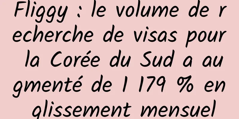 Fliggy : le volume de recherche de visas pour la Corée du Sud a augmenté de 1 179 % en glissement mensuel