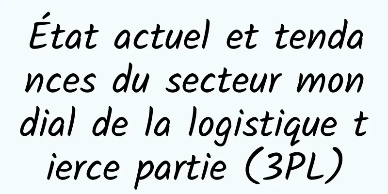 État actuel et tendances du secteur mondial de la logistique tierce partie (3PL)