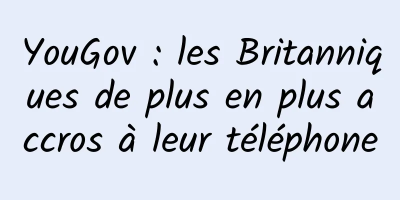 YouGov : les Britanniques de plus en plus accros à leur téléphone