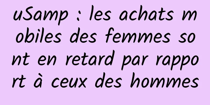uSamp : les achats mobiles des femmes sont en retard par rapport à ceux des hommes