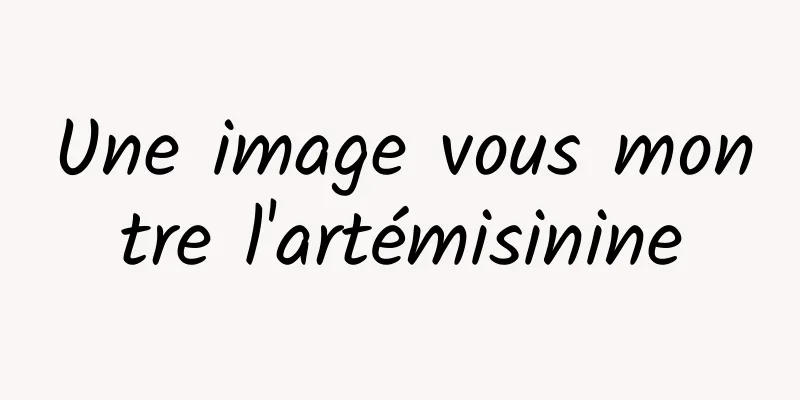 Une image vous montre l'artémisinine