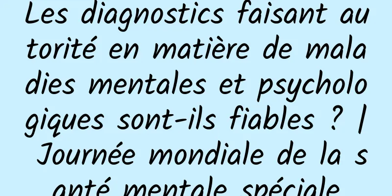 Les diagnostics faisant autorité en matière de maladies mentales et psychologiques sont-ils fiables ? | Journée mondiale de la santé mentale spéciale