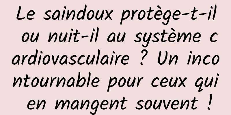 Le saindoux protège-t-il ou nuit-il au système cardiovasculaire ? Un incontournable pour ceux qui en mangent souvent !