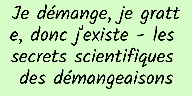 Je démange, je gratte, donc j'existe - les secrets scientifiques des démangeaisons