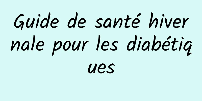 Guide de santé hivernale pour les diabétiques