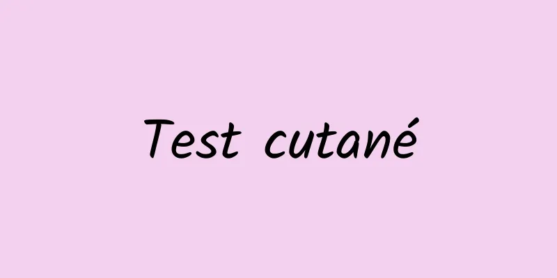 Test cutané