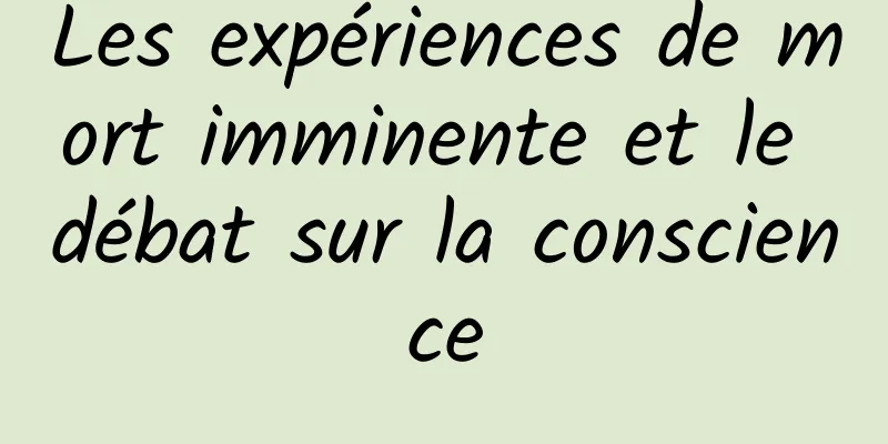 Les expériences de mort imminente et le débat sur la conscience