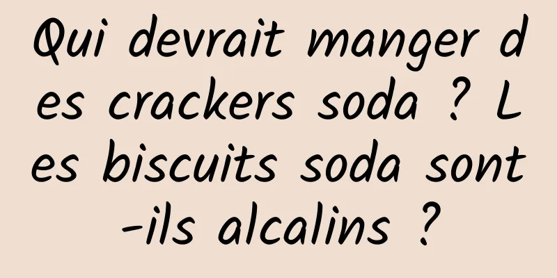 Qui devrait manger des crackers soda ? Les biscuits soda sont-ils alcalins ?