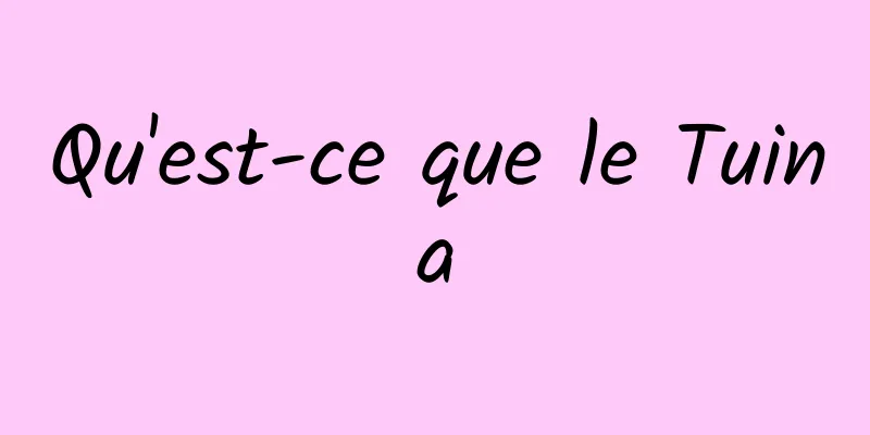 Qu'est-ce que le Tuina