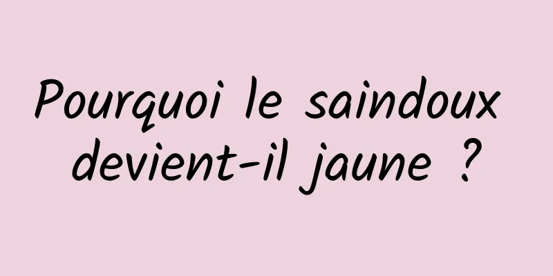 Pourquoi le saindoux devient-il jaune ?