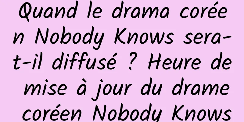 Quand le drama coréen Nobody Knows sera-t-il diffusé ? Heure de mise à jour du drame coréen Nobody Knows